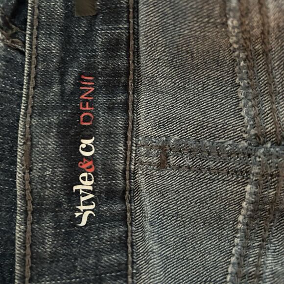 Style Co Dark Wash Denim Skirt Size 18 - Picture 3 of 6